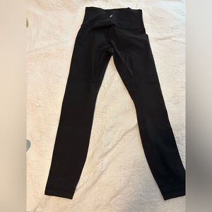 Black lululemon leggings size 4